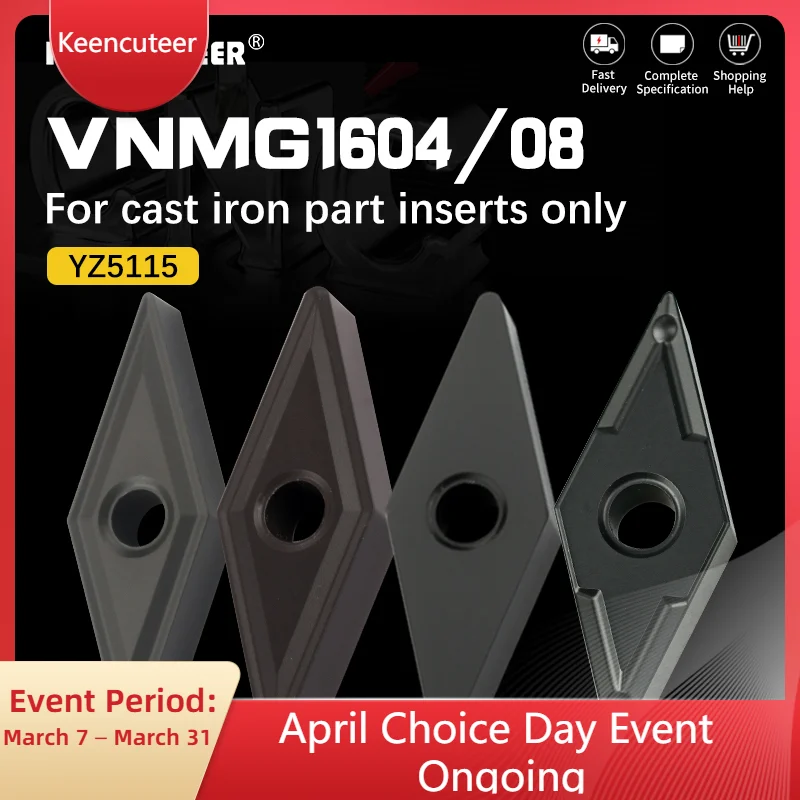 10PCS VNMG160404/08…