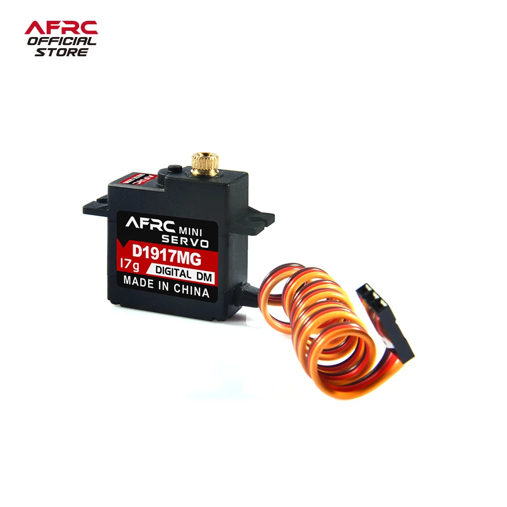 AFRC 3.7 กก.มินิเมทัลเกียร์ดิจิตอลเซอร์โว D1917MG 17 ก 1-2PCS สำหรับ 1/16 1/18 1/24 RC รถปีกคงที่ DIY ประกอบอัพเกรด
