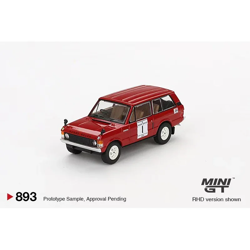 PreSale MINIGT 893 1:64 Range Rover 1971 International Hillrally Winner Diecast Model Collection Toys