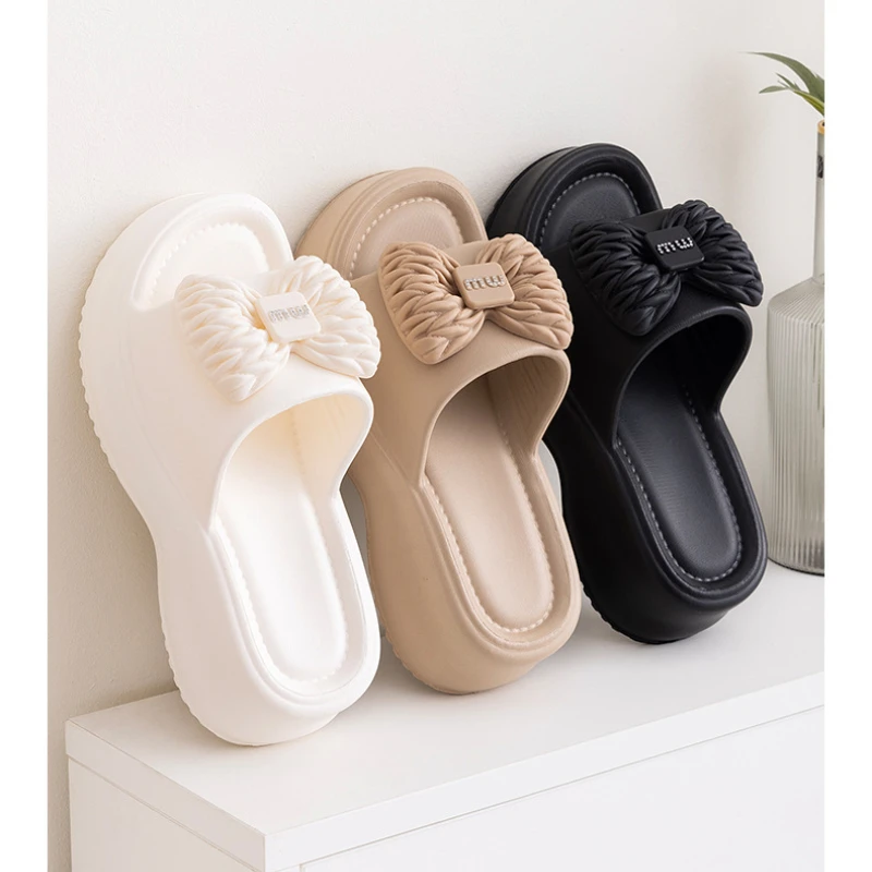 

Summer New Fashion Women Slippers Comfortable Platform Shoe High Heels Leisure Flower Outdoor Beach EVA Modern Sandals 319