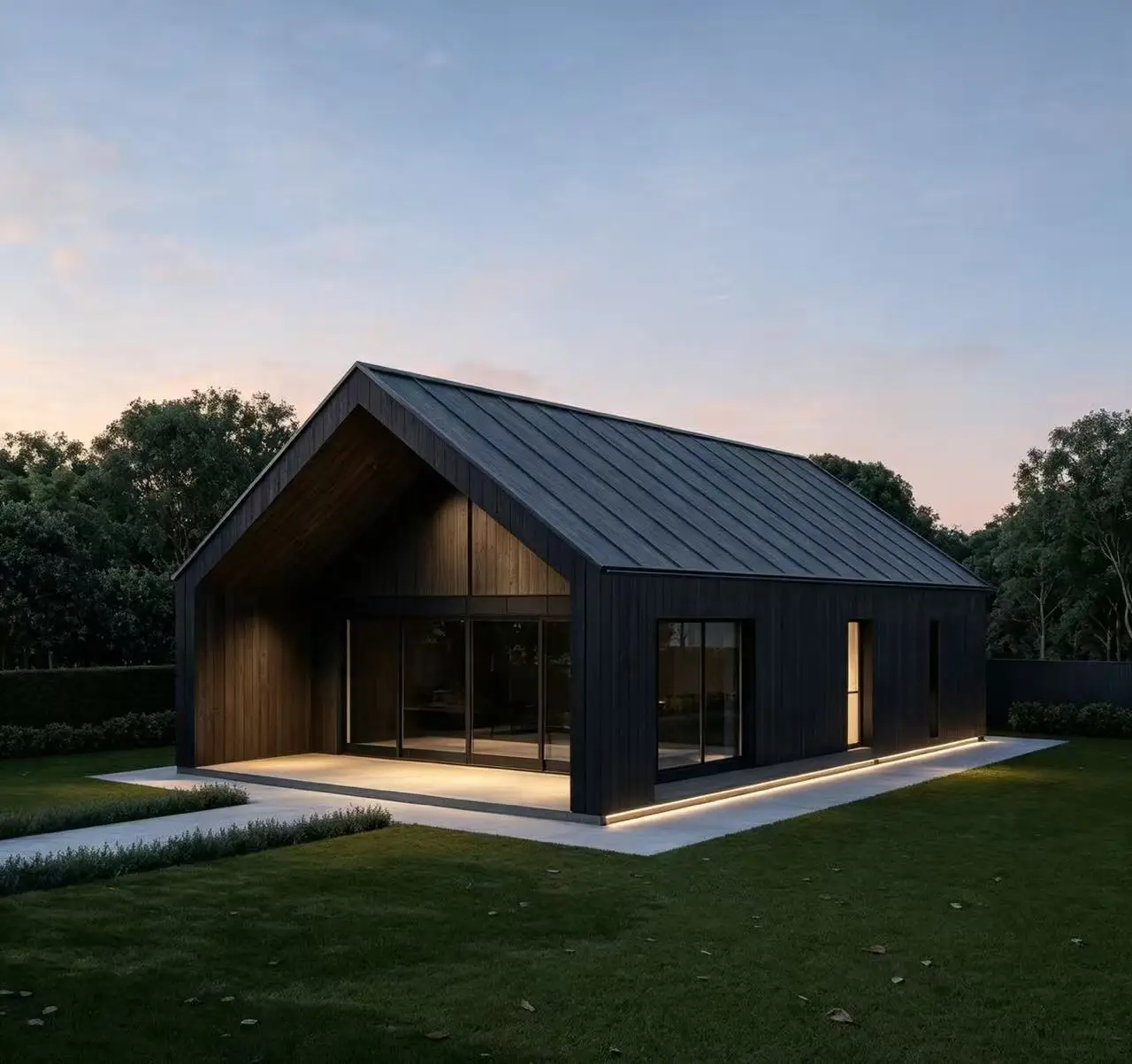 Modern Light Steel Prefabricated Asian-style Villa Tiny House Kits Bedroom Shops Sheds Storage Warehouse Office Building Hotel