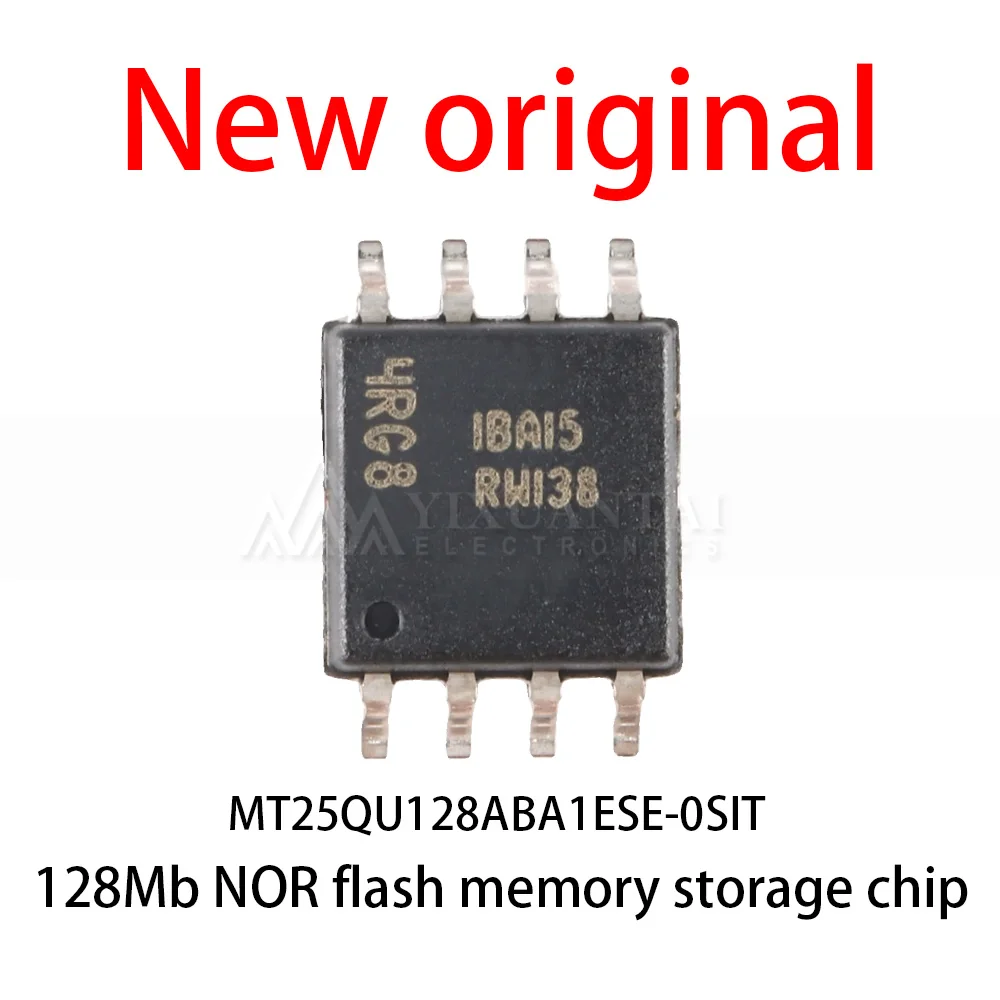 (10-50piece)New Original MT25QU128ABA1ESE-0SIT MT25QU128ABA1ESE MT25QU128 0SIT SOP-8 128Mb NOR flash memory storage chip ﻿