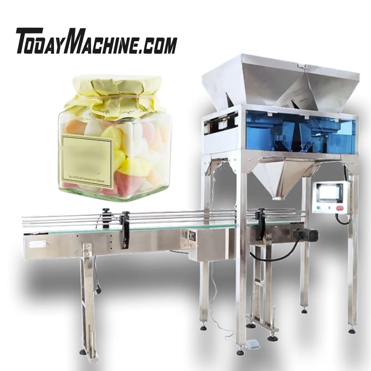 Automatic Weigher Popcorn Food Particles Granule Filling Machines Production Line