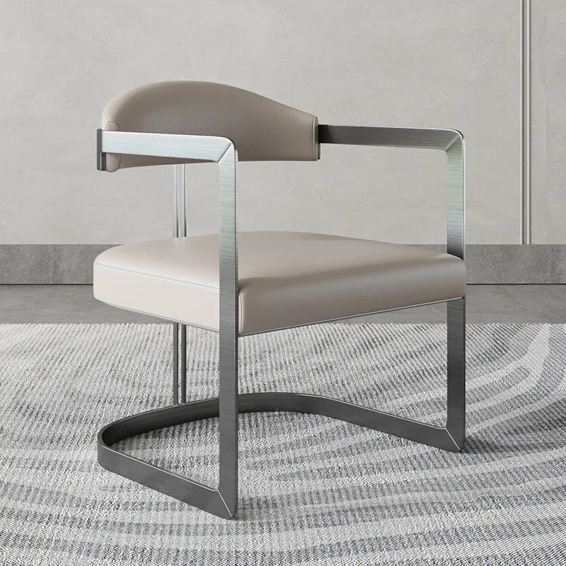 Hotel, dining chair, home, premium, modern, simple, light luxury, reception, new