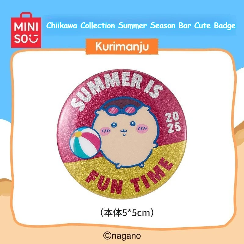 เข็มกลัดลายการ์ตูนชิคาวะ คอลเลคชั่นซัมเมอร์ ของมินิโซ น่ารัก ใส่ได้ทุกที่ ไม่ต้องตกแต่ง เครื่องประดับแฟชั่น