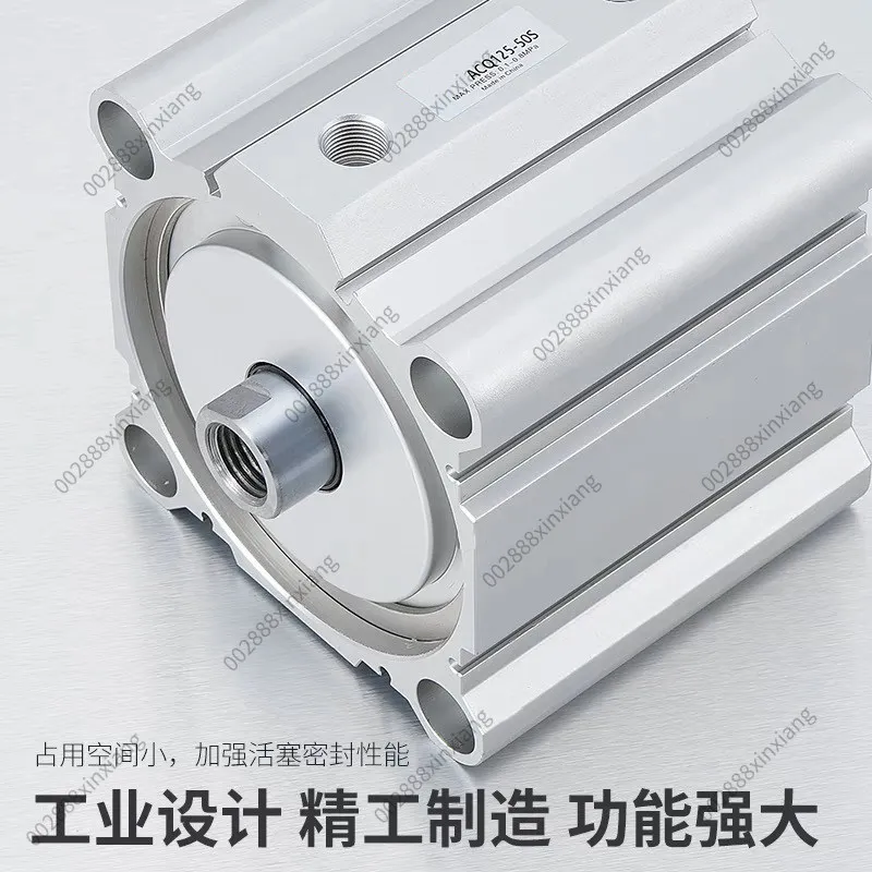 Large Bore Compact Cylinder CQ2B/SDA/ACQ 125/140/160/180/200mm Bore X 10/20/30/40/50mm Stroke Pneumatic Parts