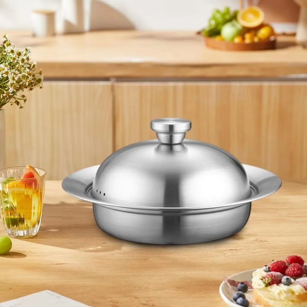 Portable Flying Saucer Steaming Tray Rustproof Space Saving Kitchen Steamer Holder Non Toxic Large Capacity Food Steam Plate
