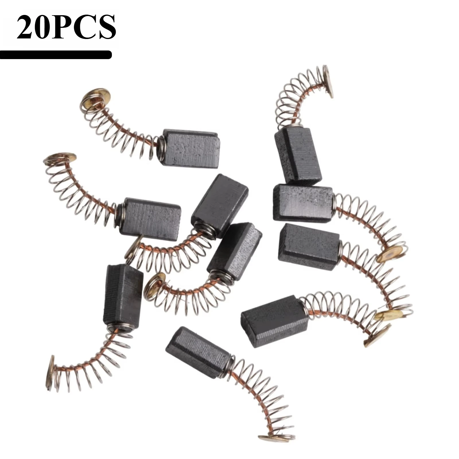 20pcs/set Brush Springs Carbon Brushes Brush Set Replacement Mechanical Strength Slip Ring Commutation Spark Electric Braking