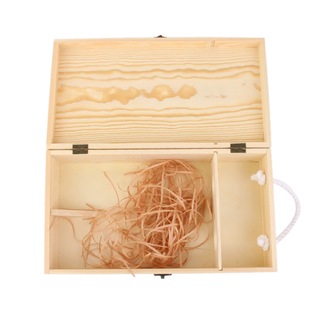 35*19*10cm Bottle Wood Box Carrier Case Decorative Box