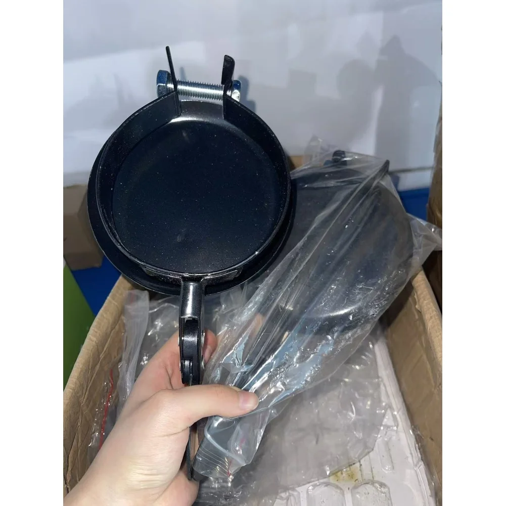 Muffler Weather Shield Rainproof Chimney Cap For Outdoor Generator Use Thickened Iron Material Black Coated Finish
