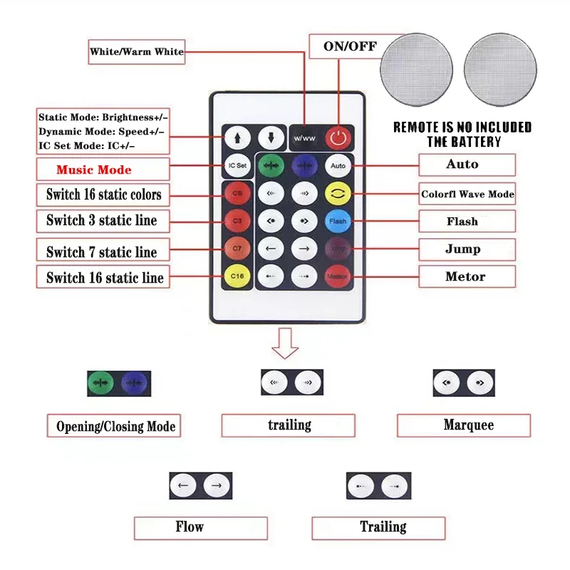 RGB LED 네온 로프 조명 스트립, 앱 제어, 음악 동기화, 게임용 USB 전원, 침실, 벽 장식