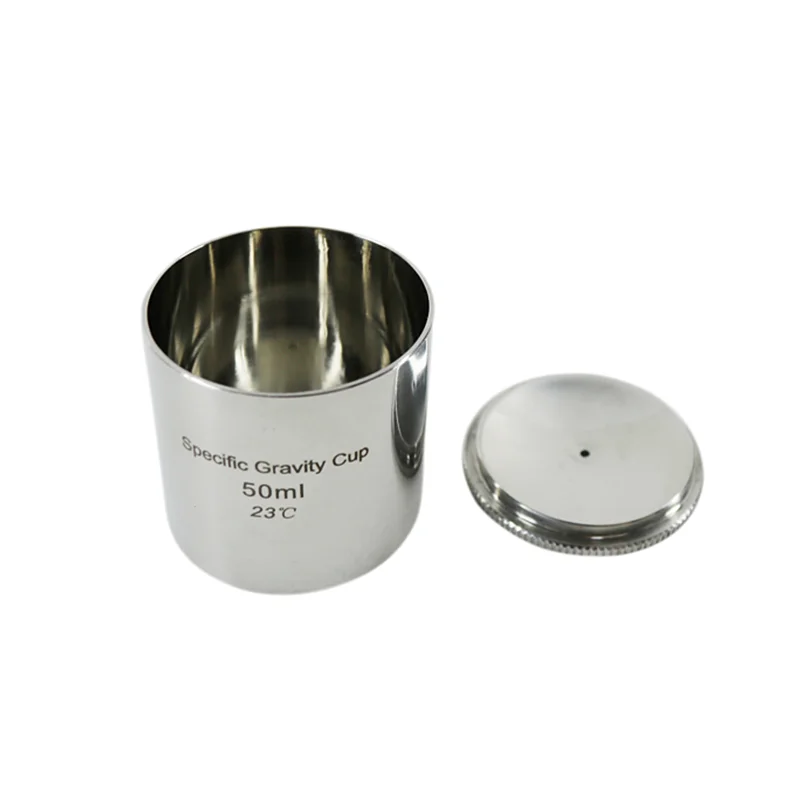 

High precision paint specific gravity cup stainless steel ink specific gravity cup density cup liquid specific gravity bottle