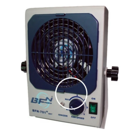 Benchtop Ionization Blower Benchtop Anti-Static Shock Protection Ionizer Fan Eliminate Static Ionization Blower