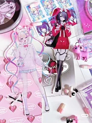 NEEDY GIRL OVERDOSE Suporte Acrílico para Crianças, Action Figure, Acessórios Anime, Coleção Brinquedos, Chuva, Enfeites de Mesa, Presente