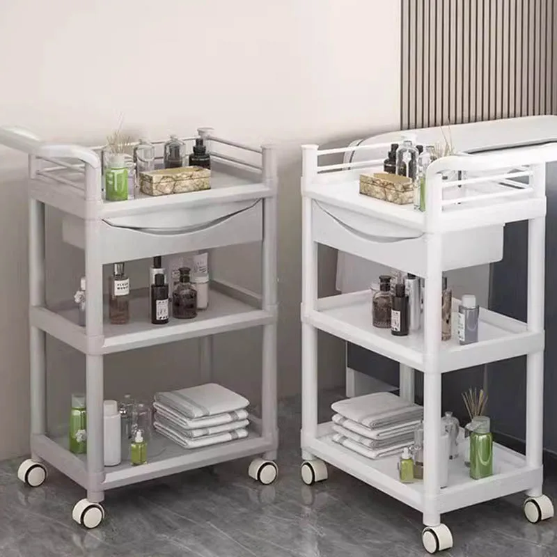 Beauty Rolling Cart Salon Trolley Makeup Tattoo With Wheels Salon Trolley Storage Tattoo Salon Furniture Wózek Salonowy LLST