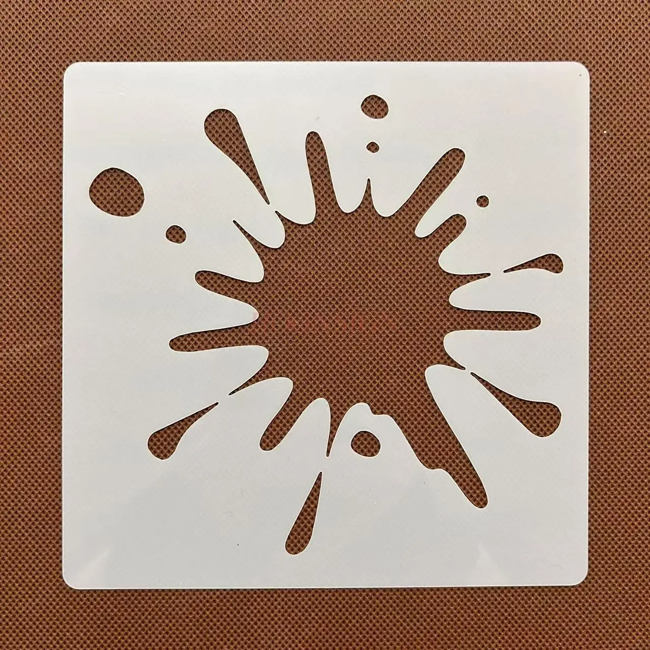 1pcs Water droplets, water stains, creative hollow out graphics, spray painting, wall painting, graffiti, plastic painting