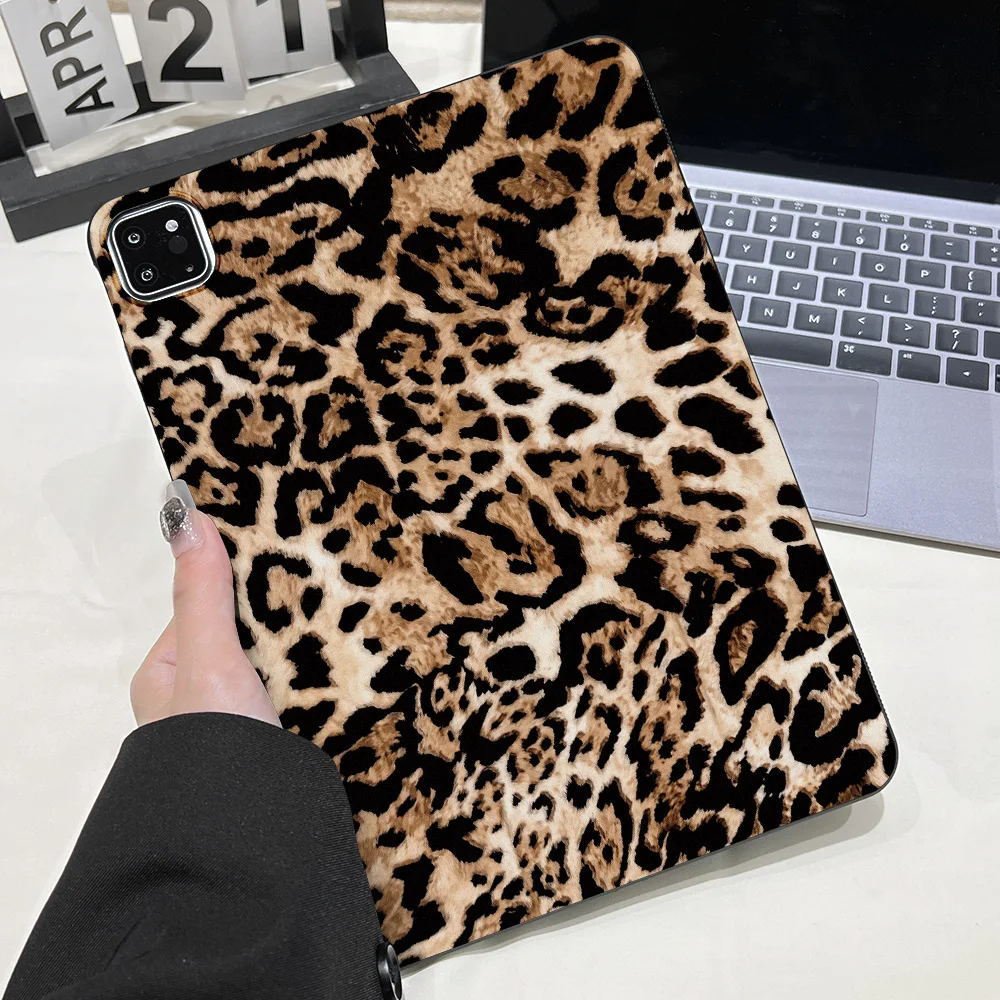 Classic Leopard Print & Cow Print Tablet Case For iPad Pro 11 2024 2025 Pro 13 Air 13 Air 11 Pro 10.5 10.2 9.7 Air 2 Mini Case