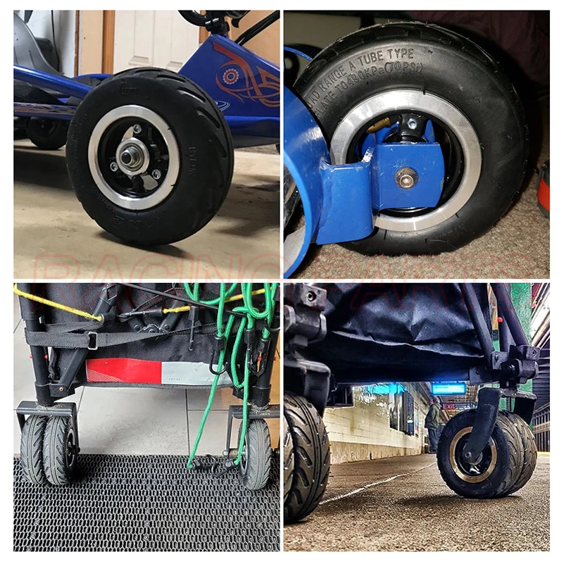 6X2 Wheels set Tire with Inner Tube Fit for Electric Scooter Wheel Chair Truck 6 inch Tyre F0 Pneumatic Trolley Cart
