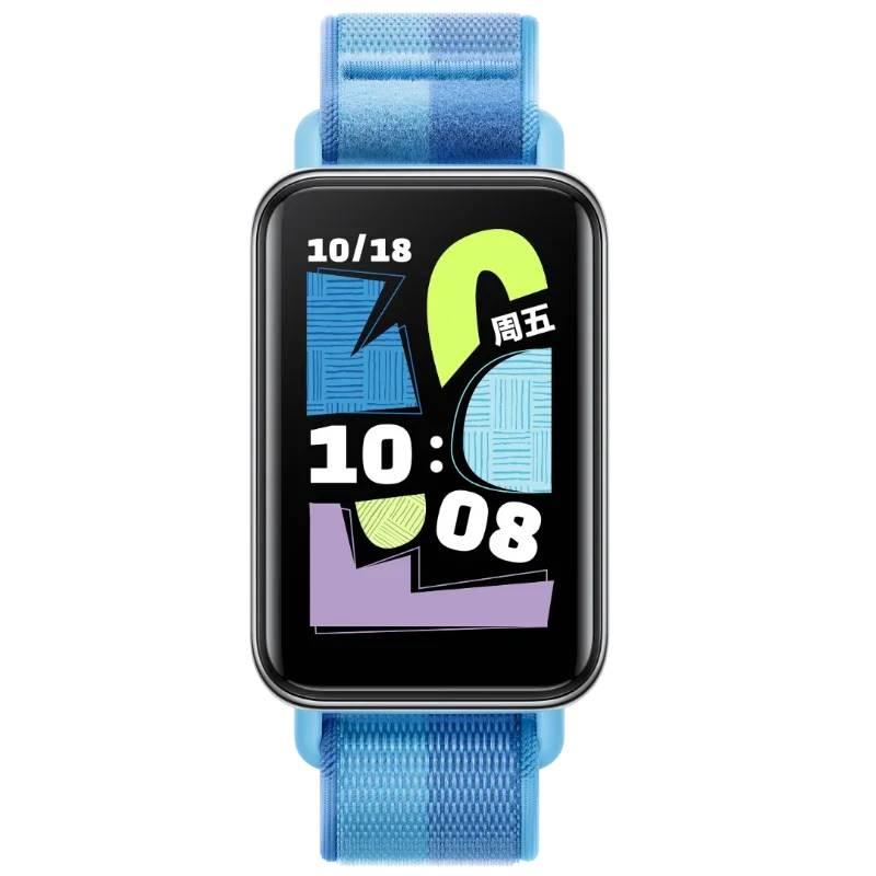 HONOR Band 10 Smart Fitness Tracker Schermo AMOLED Durata della batteria di 14 giorni 96 modalità sportive Frequenza cardiaca SpO2 Monitor del sonno