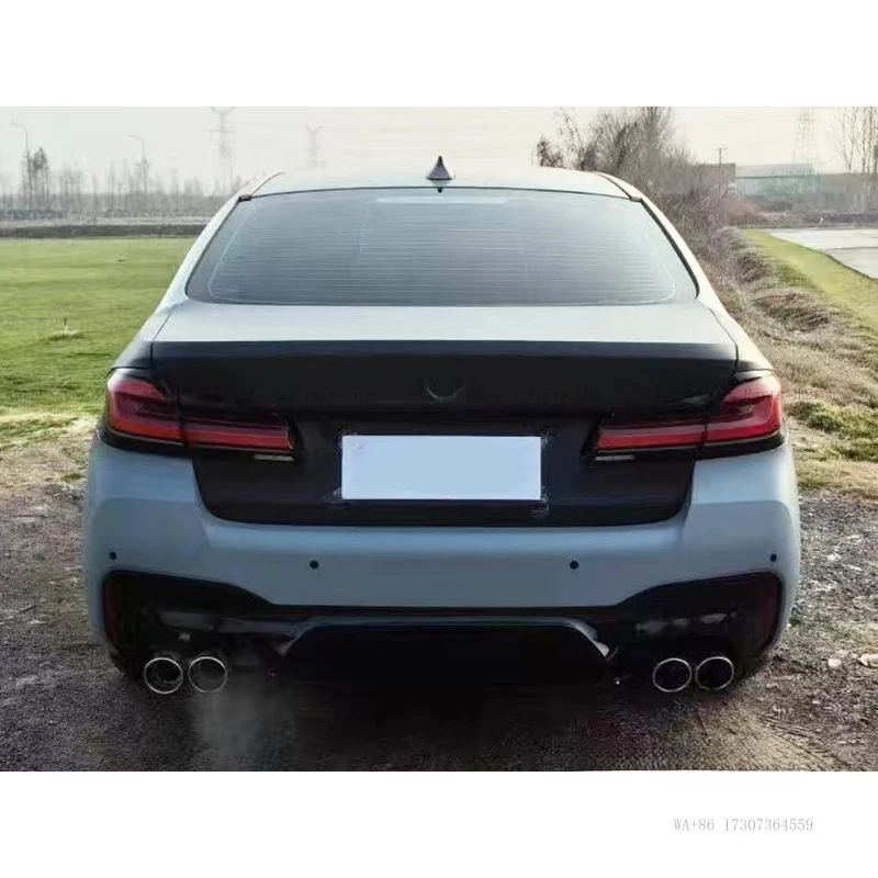 F10 2010-2017 & G30 2021-2023 Body Kit Front & Rear Bumper with Fog Light Cut-Outs M5 Custom Modification for  5 Series