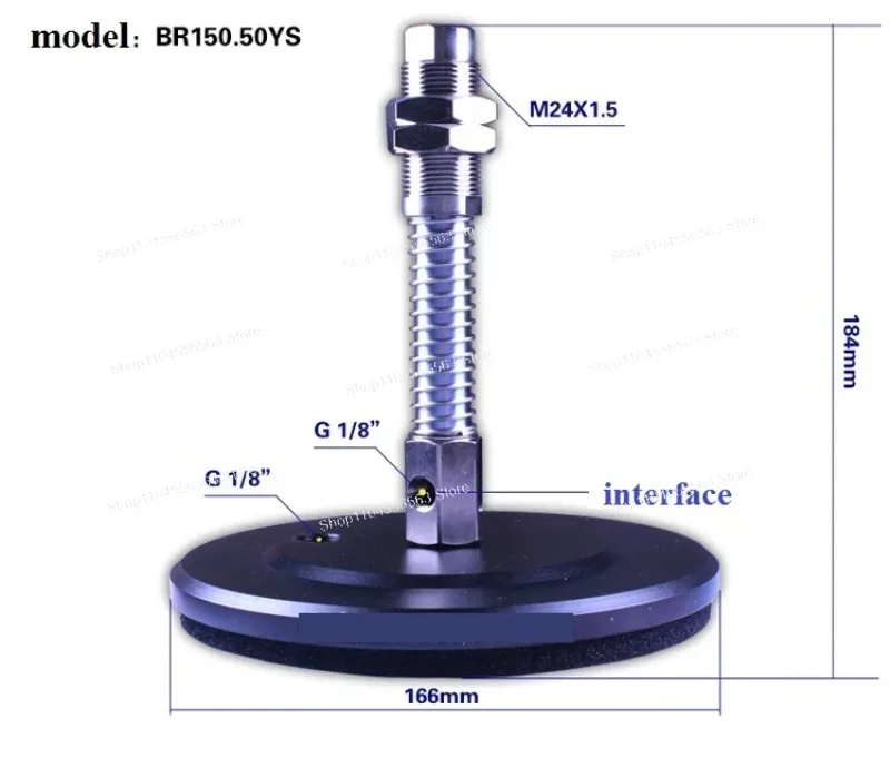 Sponge sucker  vacuum  automation brick stone veneer wood cardboard cartons sucker spreader BR50 BR100 BR150