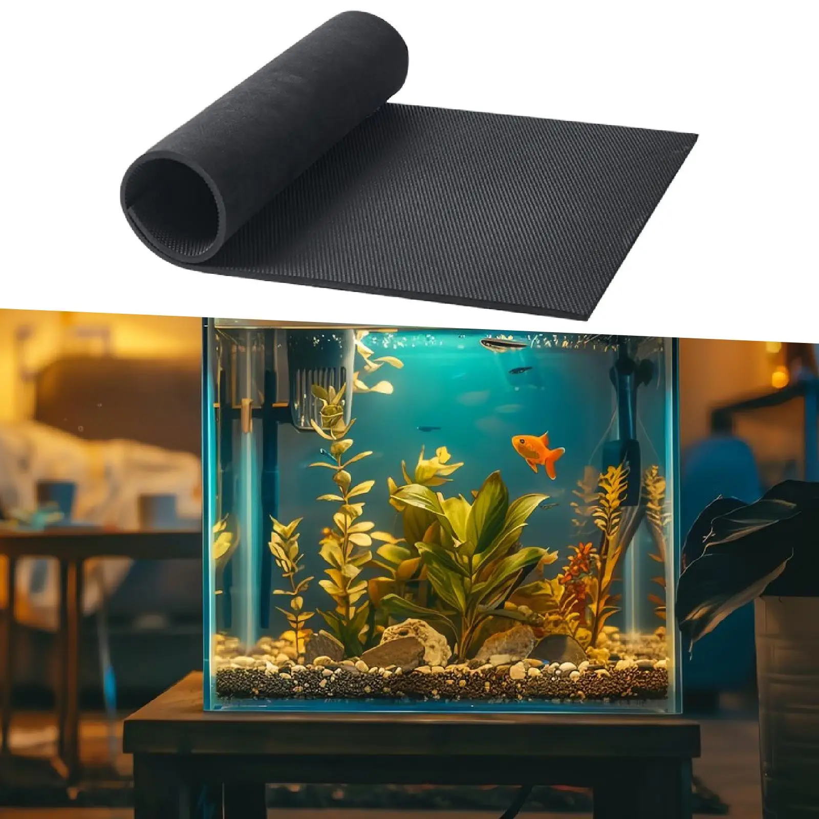 Aquarium Leveling Mat Tanks Base Cushion Accessories Accessories Stability Nonslip Shockproof Desktop Fish Tank Pad