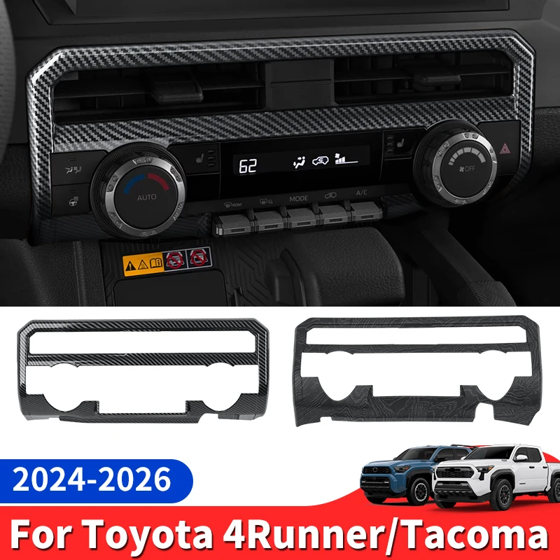 

For 2024-2026 Toyota 4Runner Tacoma Dashboard Air Outlet Decoration Panel Frame Interior Decoration Upgrade and Modification Acc