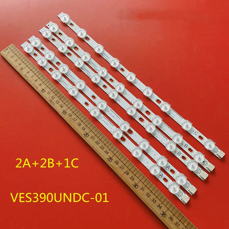 100% New 5pcs LED strips for TD-SYSTEMS 40 TV K40DLV2F VESTEL 39 TV 39PF3025D VES390UNDC 01 40 BMS DLED 0.36A U5R7 YE PAR