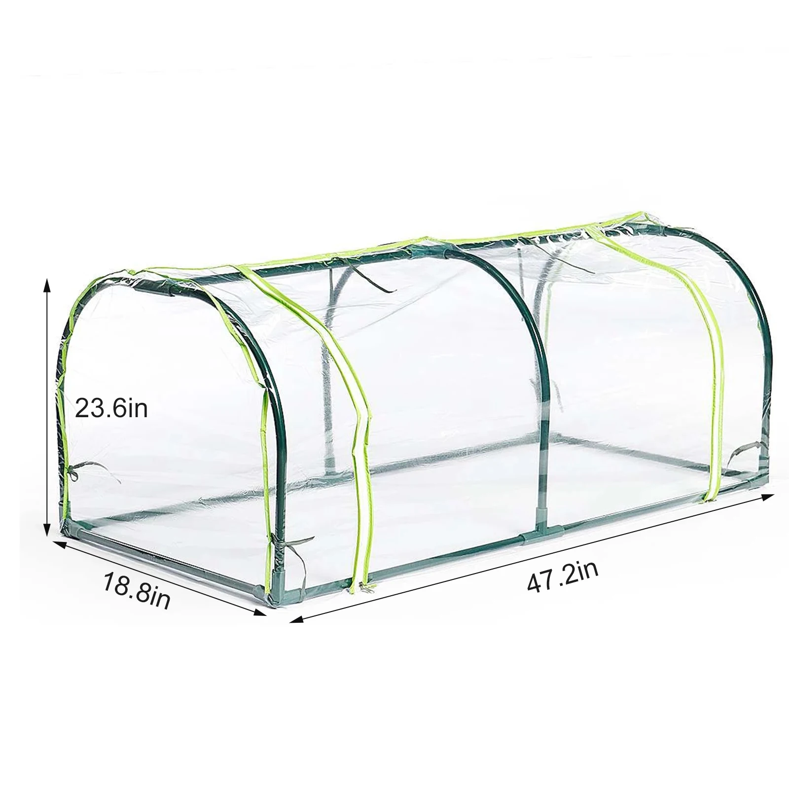 Portable Greenhouse Tunnel Mobile Mini Greenhouse Ventilated Plant Insulation Cover No Frame