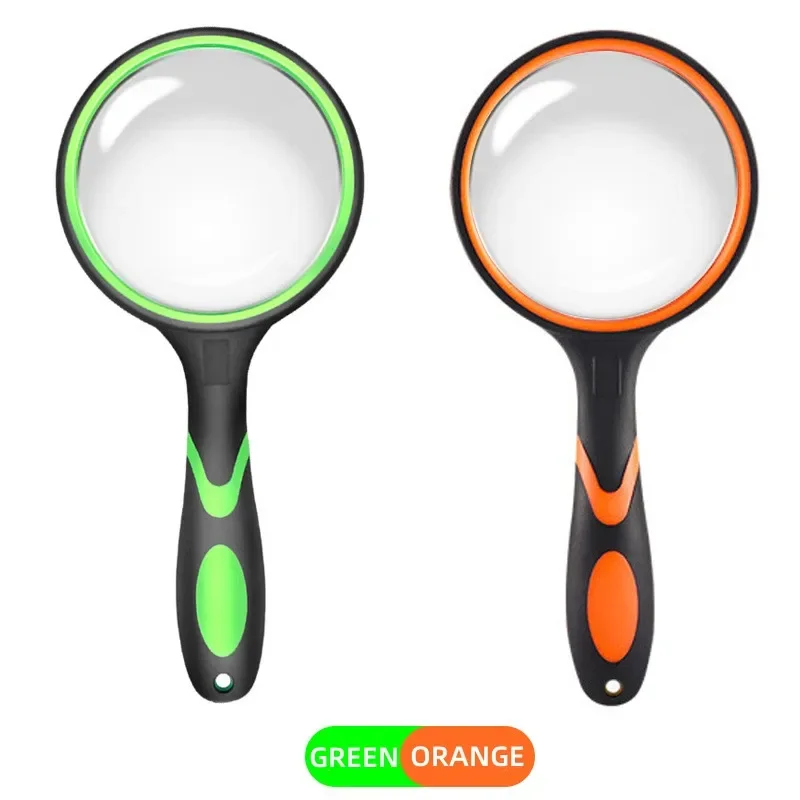 10X Magnifying Glass For Kids Seniors Handheld Reading Magnifier 50mm Magnifying Lens For Reading Science Nature Exploration