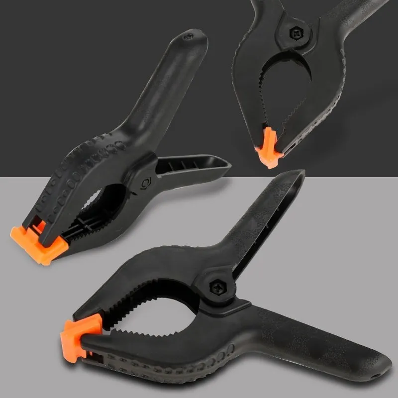 

46PCS Heavy-Duty Nylon Spring Clips Sharp-Teeth and Rust-Proof Material For Pipe Fixing Model Outdoor Work