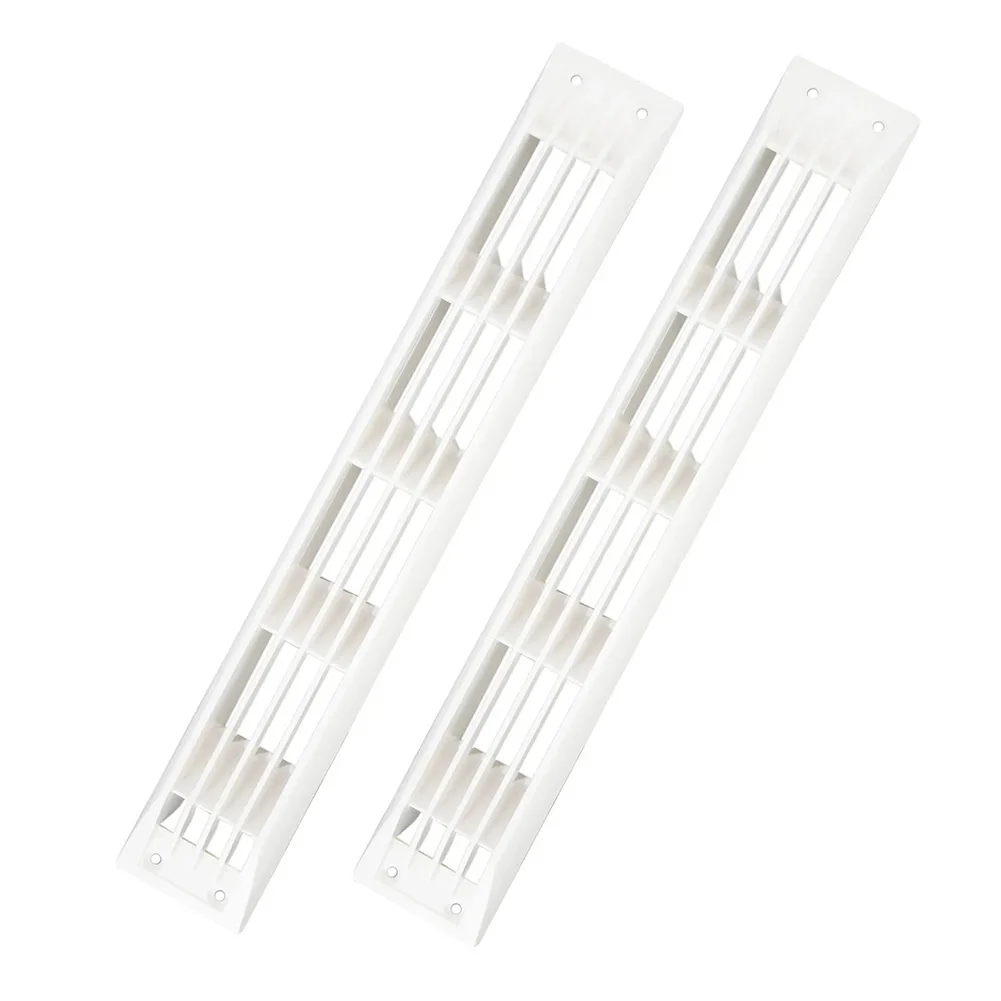 

Пара прямоугольных чехлов для вентиляционных решеток с устойчивым к ультрафиолетовому излучению ABS для боковой стенки каравана и защиты вентиляционных отверстий шкафа