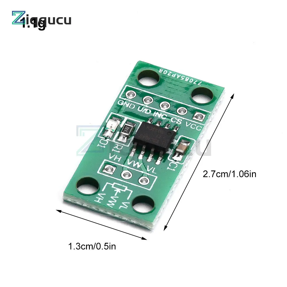 DC3-5V 100K X9C104 10K X9C103S modulo scheda potenziometro digitale per circuito potenziometro digitale Arduino cento Step