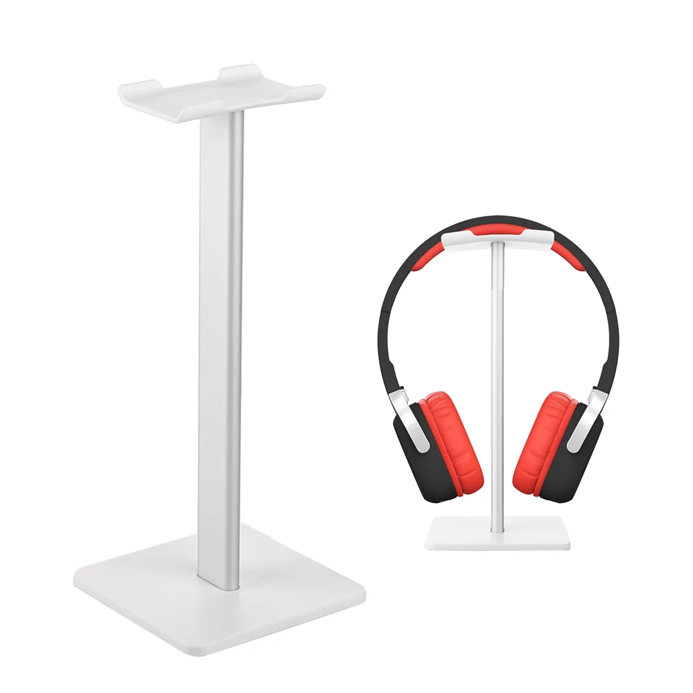 حامل سماعة رأس عالمي ، حامل سماعة محمولة ، مادة بولي يوريثان ، رف عرض سماعة الأذن ، استخدام متجر مركز المعارض المنزلي الأبيض #1