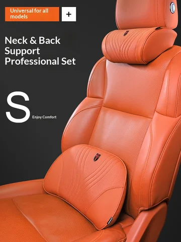 Car Headrest Neck Support Seat Lumbar Cushion Breathable Neck Pillow Waist Pad For HongQi H5 H7 HS5 E-HS3 HS7 PHEV H9 E-QM5 HQ9