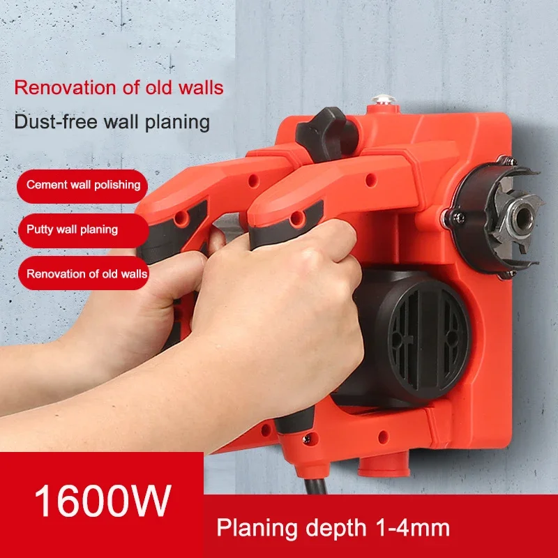 Wall shovel machine1600W Wall Shovel Renovation Plane Rough Old Refurbishment Dust-Free planing Electric planer 220V