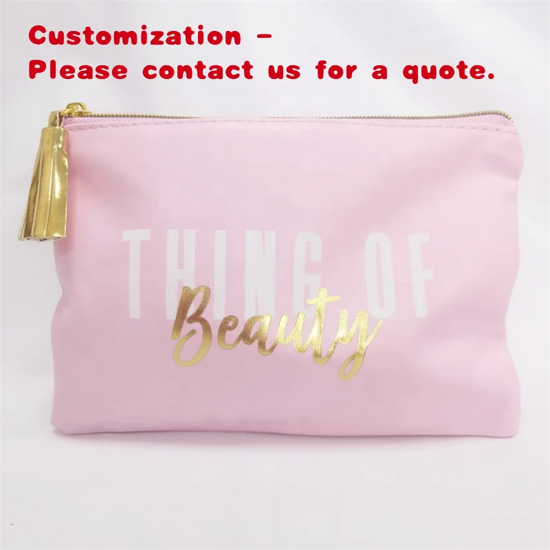 custom.Chuanghua High Capacity Zipper Bag Women Pu Leather Pouch Purse Designer Makeup Bags