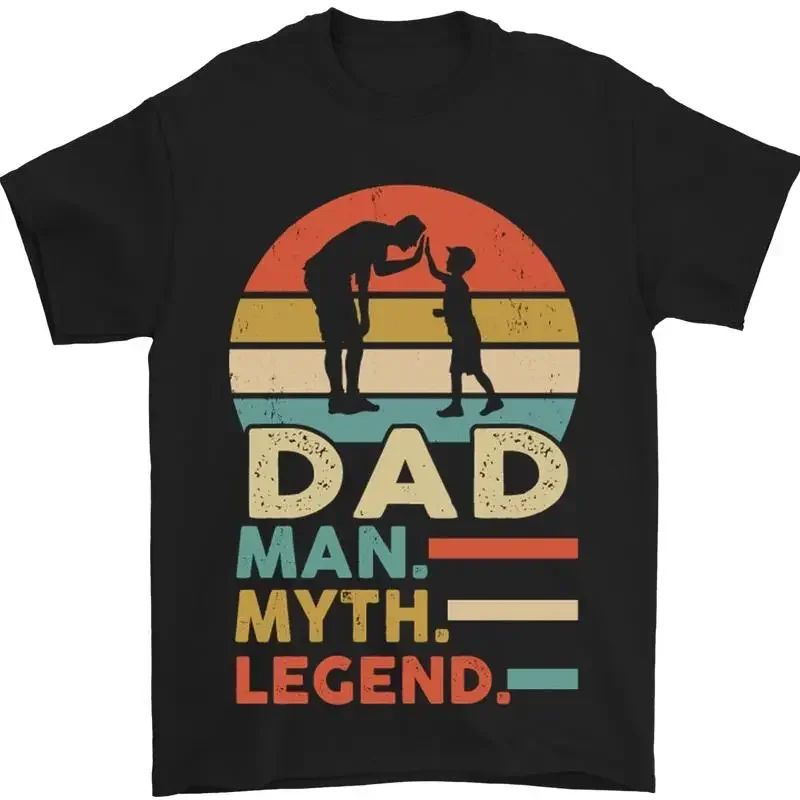 Papá Hombre Mito Legend Divertido Día Del Padre Camiseta Hombre 100% Algodón T shirt