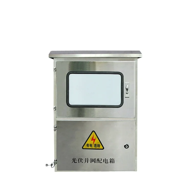 Industrial Solar Power Electrical Distribution Box Stainless Steel Photovoltaic Dc Parallel Grid Connected Distribution Box