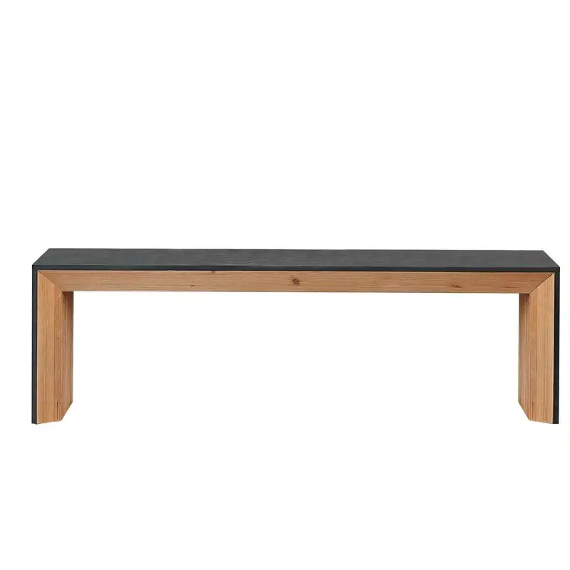 59in Wood Bench - Rustic & Contemporary Style for Home Decor and Outdoor Use