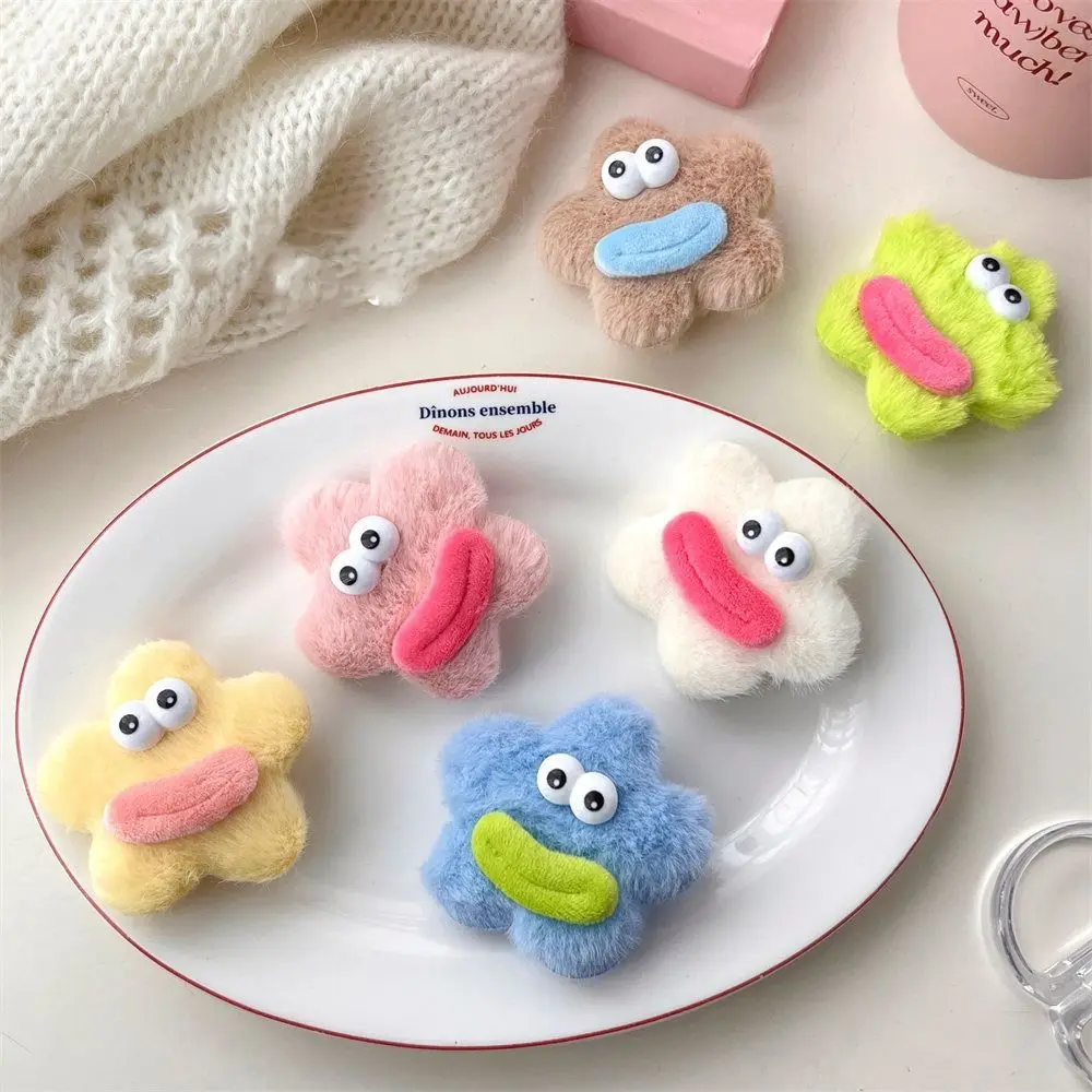 

Funny Plush Doll Hair Clip Korean Style Star Shape Ugly Doll Duckbill Clip Headwear Hair Barrettes Cartoon Hairpin Daily