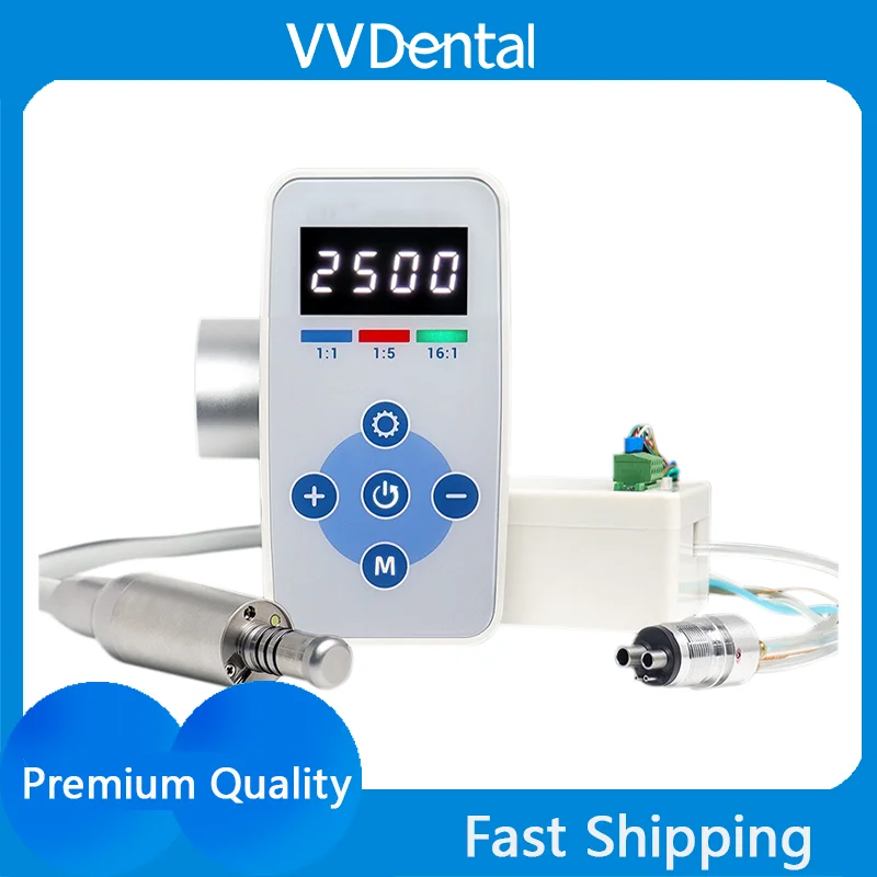 

4 holes/2 holes Dental Brushless LED Built-in Electric Motor Advanced Clinical Dental Equipment fit 1:1/ 1:5/ 16:1 Contra Angle