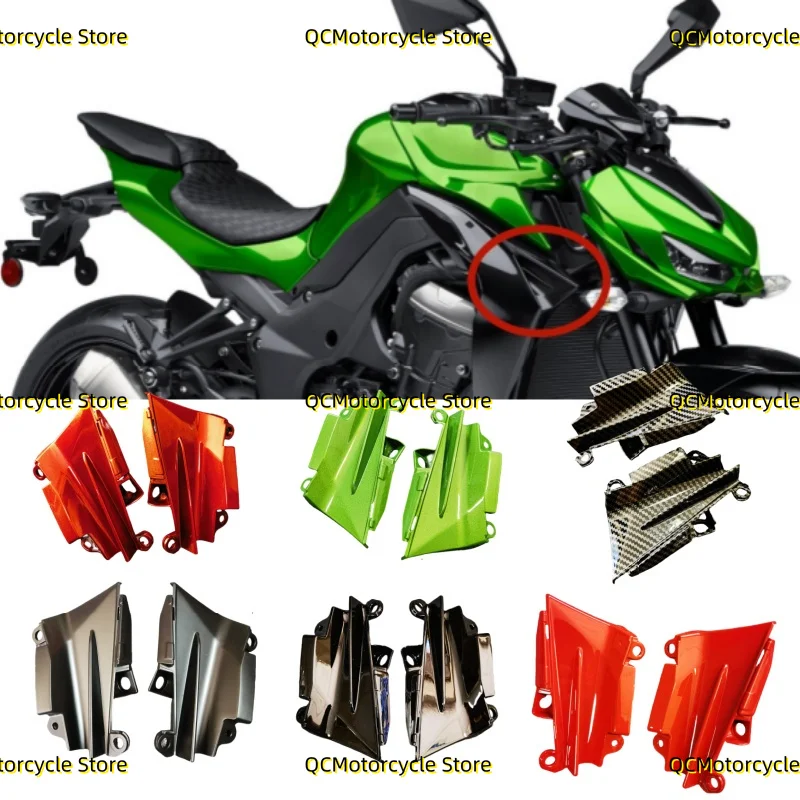 

Fit for Kawasaki Z1000 Z 1000 2014-2023 Motorcycle Front Air Intake Ram Insert Trim Panel Fairing Cowling