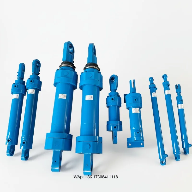 Heavy Duty Double Acting Hydraulic Cylinder Dump Truck Hoist Hard Chrome Plated Piston Rod 16Mpa Work Pressure Hydraulic