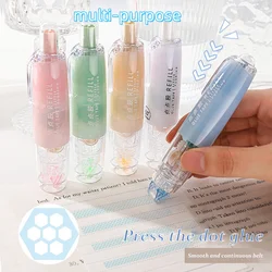 5m*6mm Double Sided Adhesive Dots Glue Double Contact Tape AestheticStationery Scrapbooking Glue TapeRoller Kawaii Stationery
