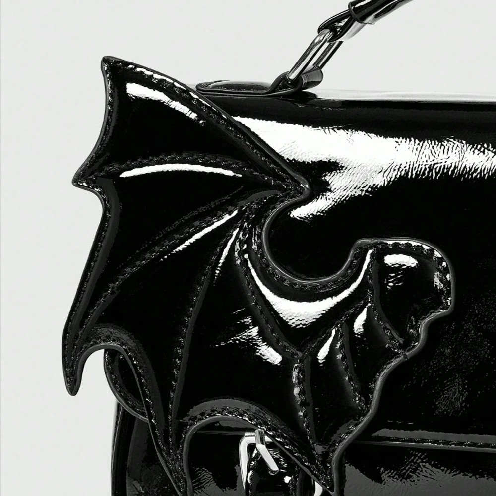 Sac à dos ailes de chauve-souris de Style gothique, sac à dos d'école, sacs Punk à la mode, paquet de ailes d'ange pour fille, petit diable