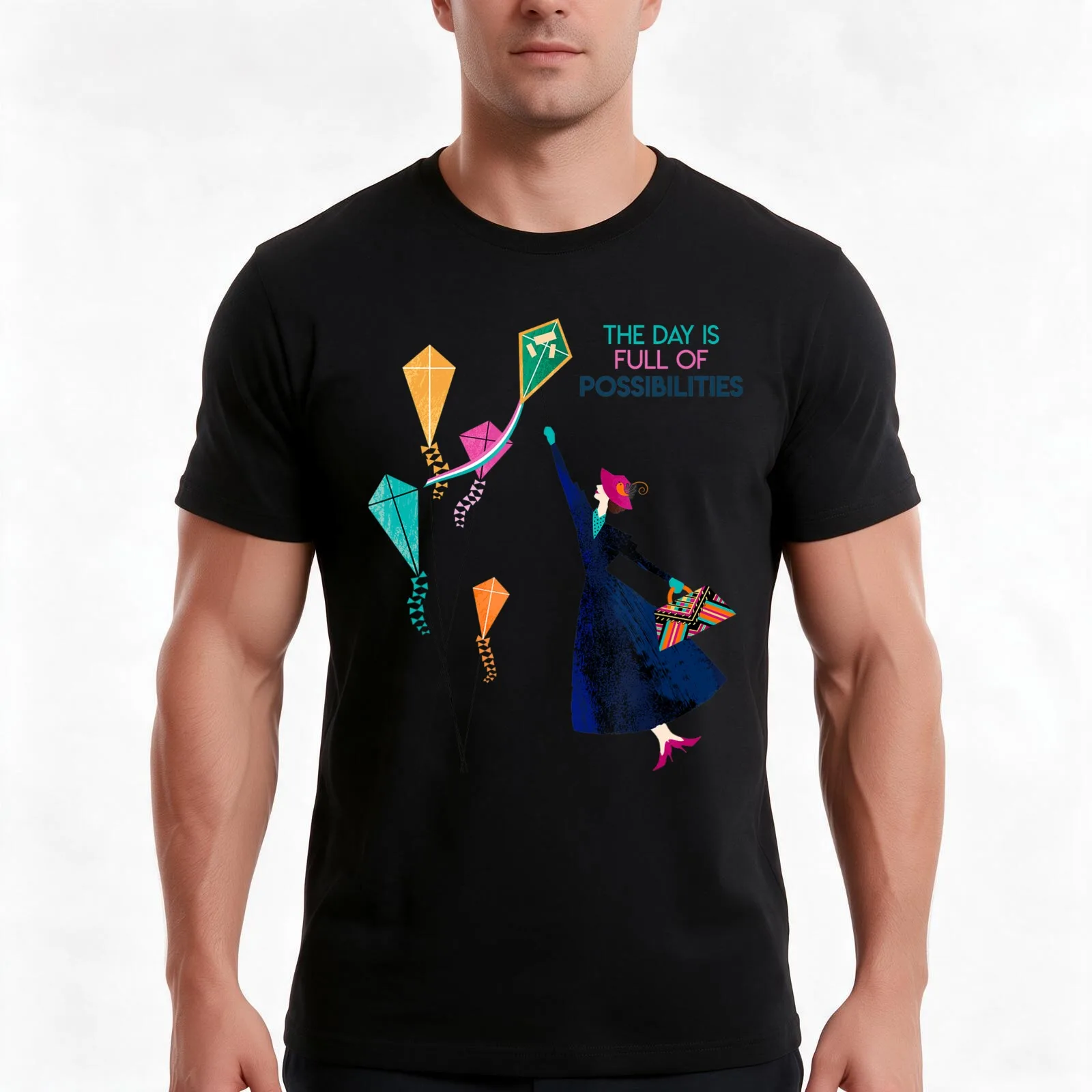 Mari Pop With Full of Possibilities Graphics T-Shirt Summer Casual Cotton Tee Oversized Streetwear Tops Vintage Graphic Print