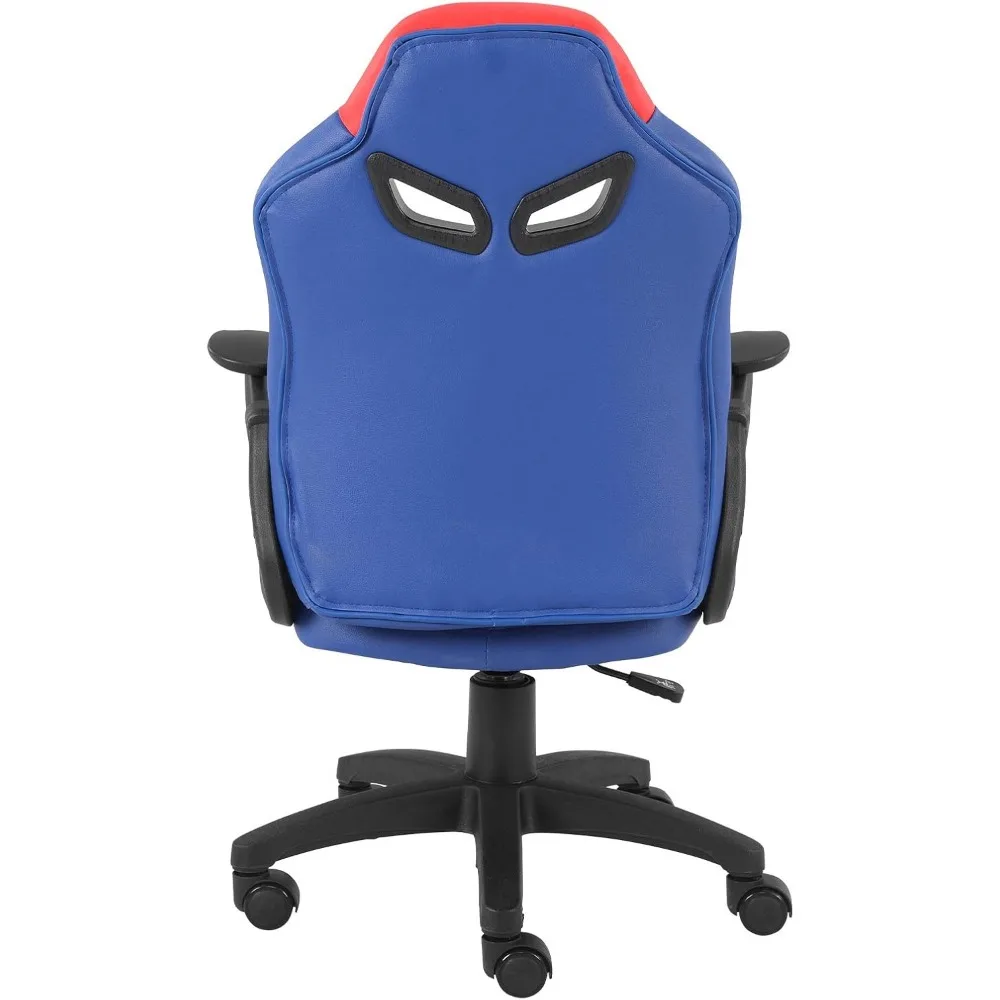 Ergonomic High Back Swivel Racing Chair for Teenagers, Adjustable Height Gaming Seat for Juniors and Students