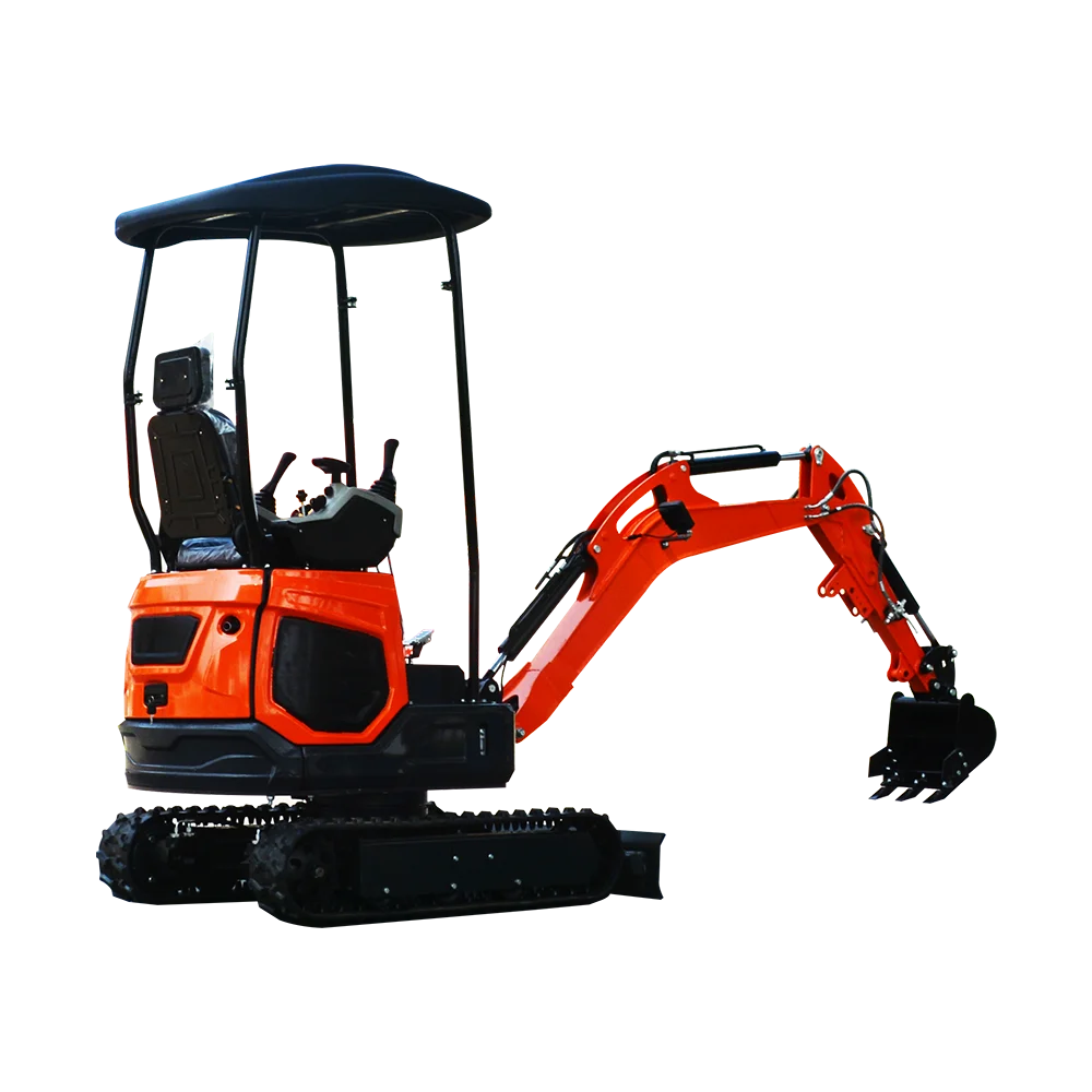 Excavator mini tipe crawler Epa untuk penggunaan di kebun keluarga, excavator mekanis dijual