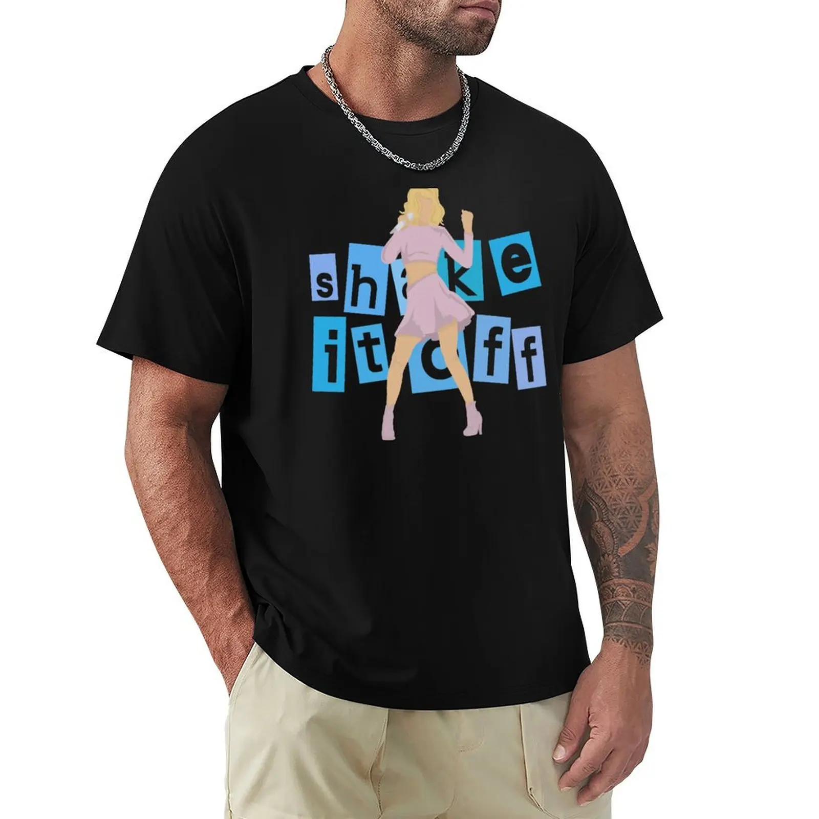 

Shake It Off T-Shirt Fashion Simple Casual Tee Shirt